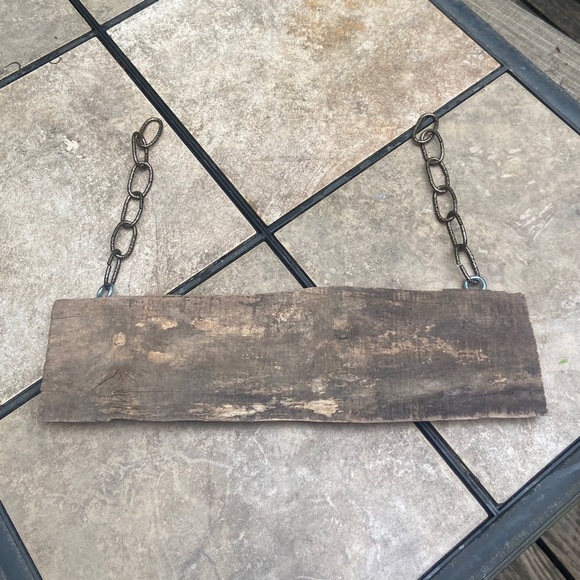 Rustic Handmade Wood Welcome Sign - Picture 4 of 6